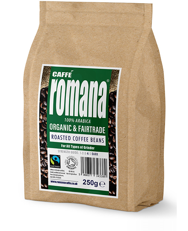 Organic coffee Fairtrade Rainforest Alliance (beans)